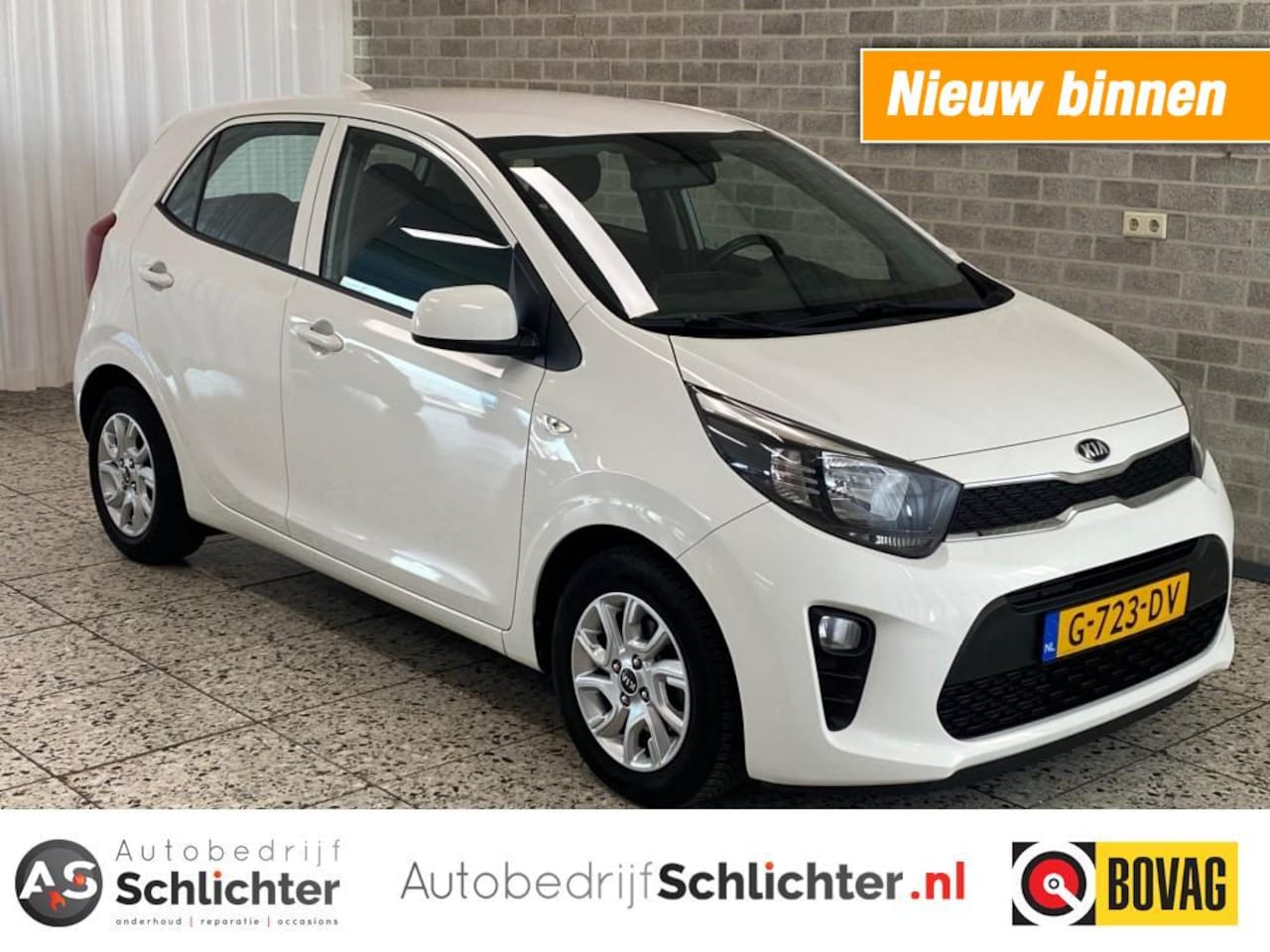 Kia Picanto - 1.0 DynamicLine Navi/Cruise/Camera/LM-Velgen - AutoWereld.nl