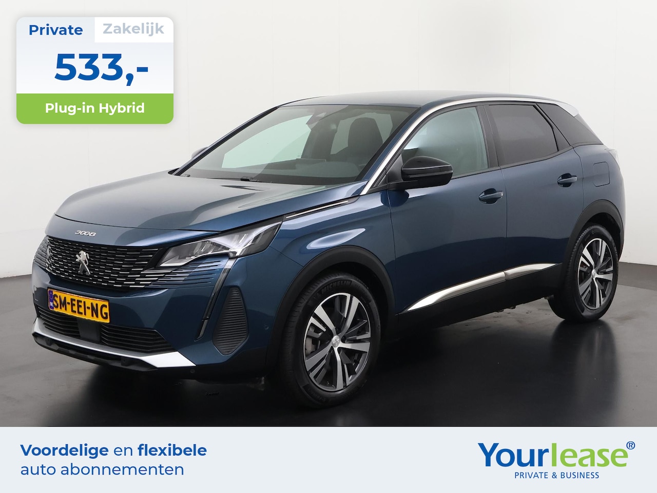 Peugeot 3008 - 1.6 HYbrid PHEV Allure Pack | All-in 533,- Private Lease | Direct uit voorraad - AutoWereld.nl