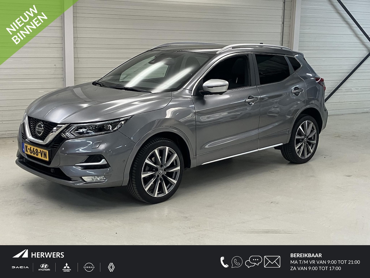 Nissan Qashqai - 1.3 DIG-T Tekna + /NL auto / Dealer onderhouden / 1e eigenaar / Zeer compleet. - AutoWereld.nl