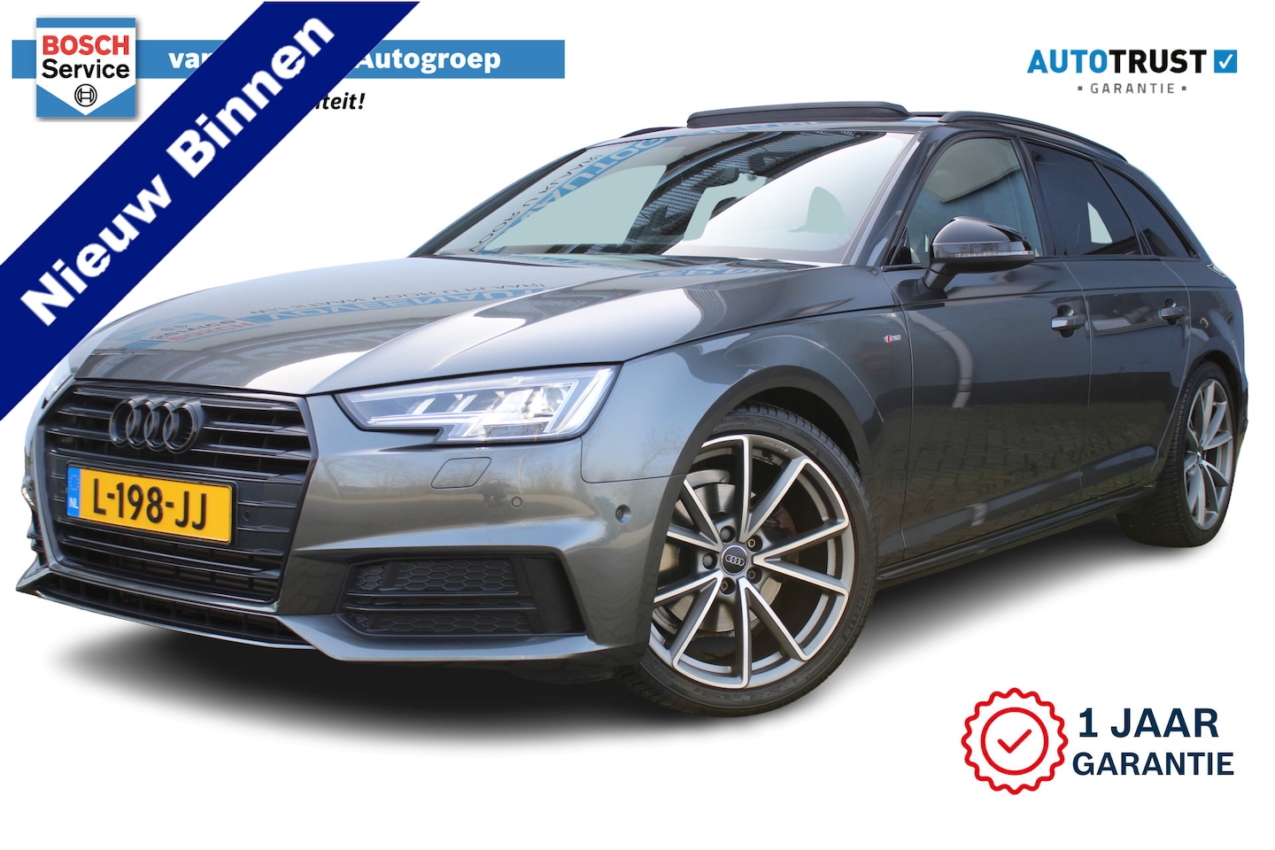 Audi A4 Avant - 2.0 TFSI MHEV Sport S line black edition | Incl. 12 maanden Garantie | Panorama dak | Bang - AutoWereld.nl