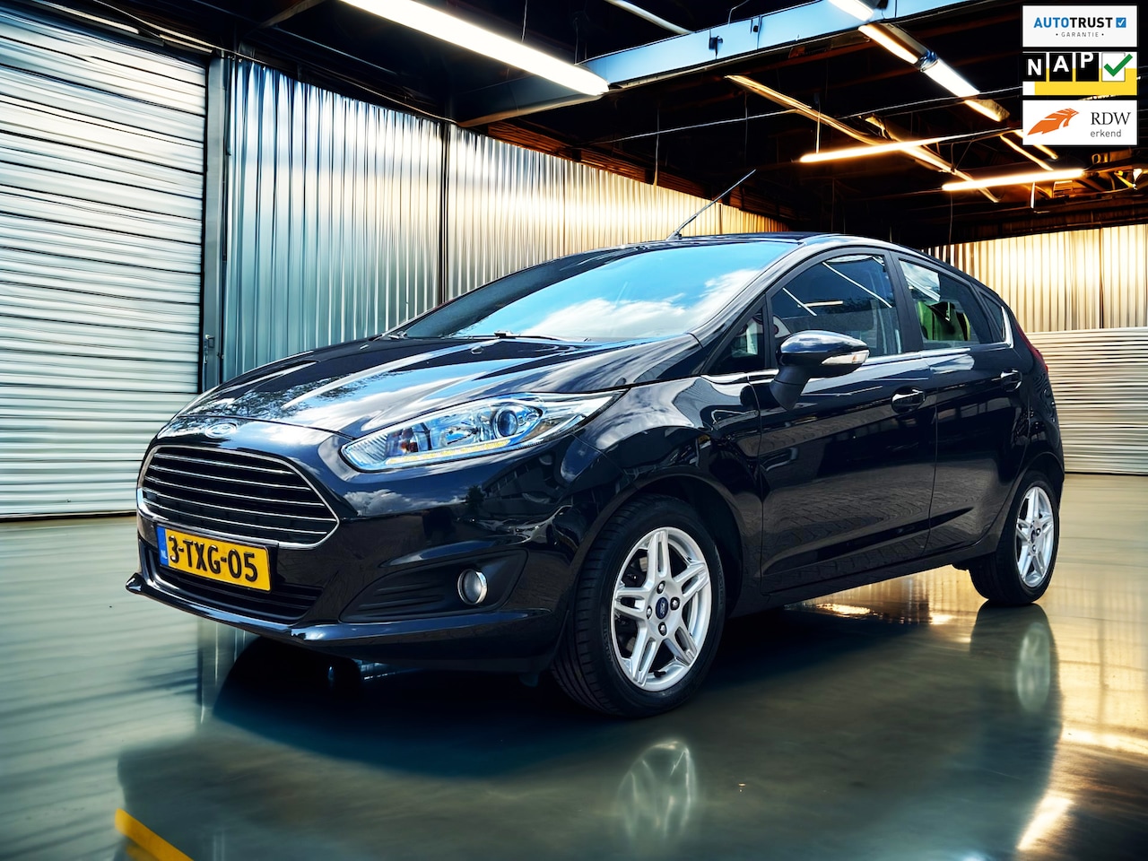 Ford Fiesta - 1.0 EcoBoost Titanium Navi_Clima_Cruise_automaat - AutoWereld.nl