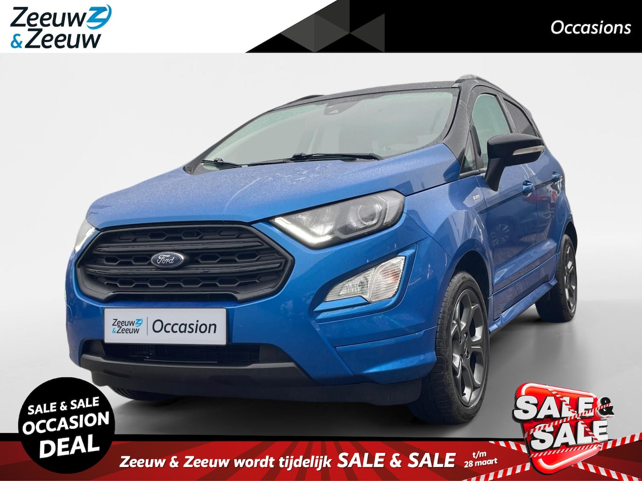 Ford EcoSport - 1.0 EcoBoost ST-Line | Metaallak | Lm velgen | Apple carplay -Android auto | Winterpack - AutoWereld.nl