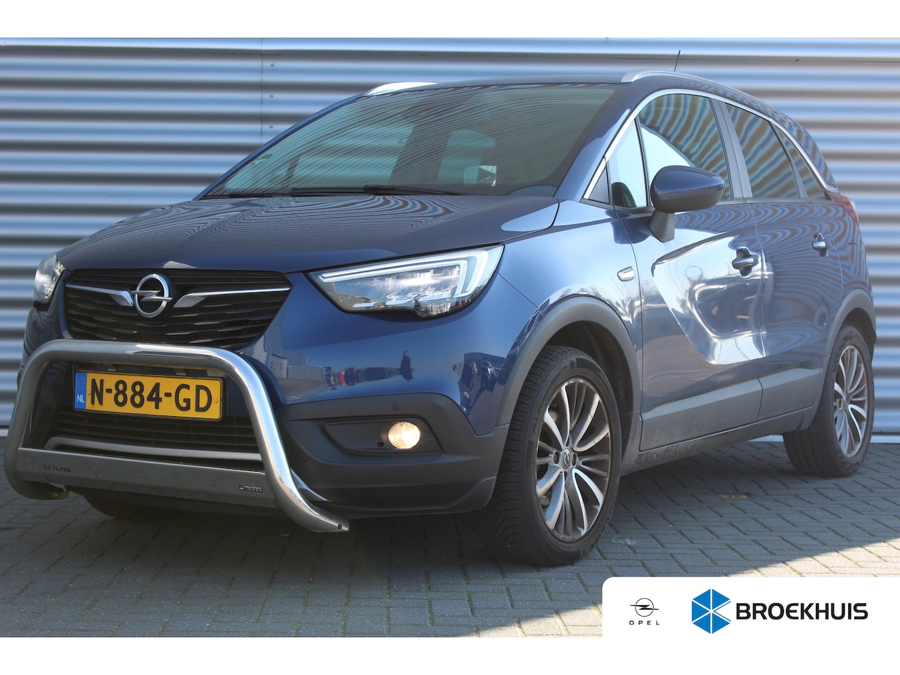 Opel Crossland X - 1.2 TURBO 130PK ULTIMATE AUTOMAAT / NAVI / LEDER / CLIMA / LED / PDC / 17" LMV / KEYLESS / - AutoWereld.nl