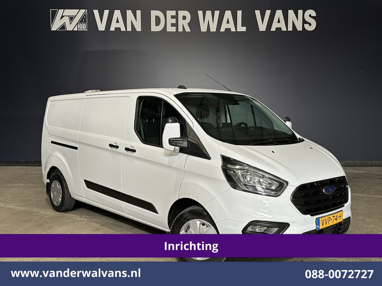 Ford Transit Custom - 2.0 TDCI 130pk L2H1 Inrichting Euro6 Airco | Camera | 2800kg Trekhaak | LED | Android Auto - AutoWereld.nl