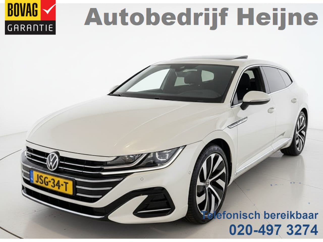 Volkswagen Arteon Shooting Brake - eHYBRID 218PK DSG R-LINE BUSINESS+ TREKHAAK/360CAMERA/PANORAMADAK - AutoWereld.nl