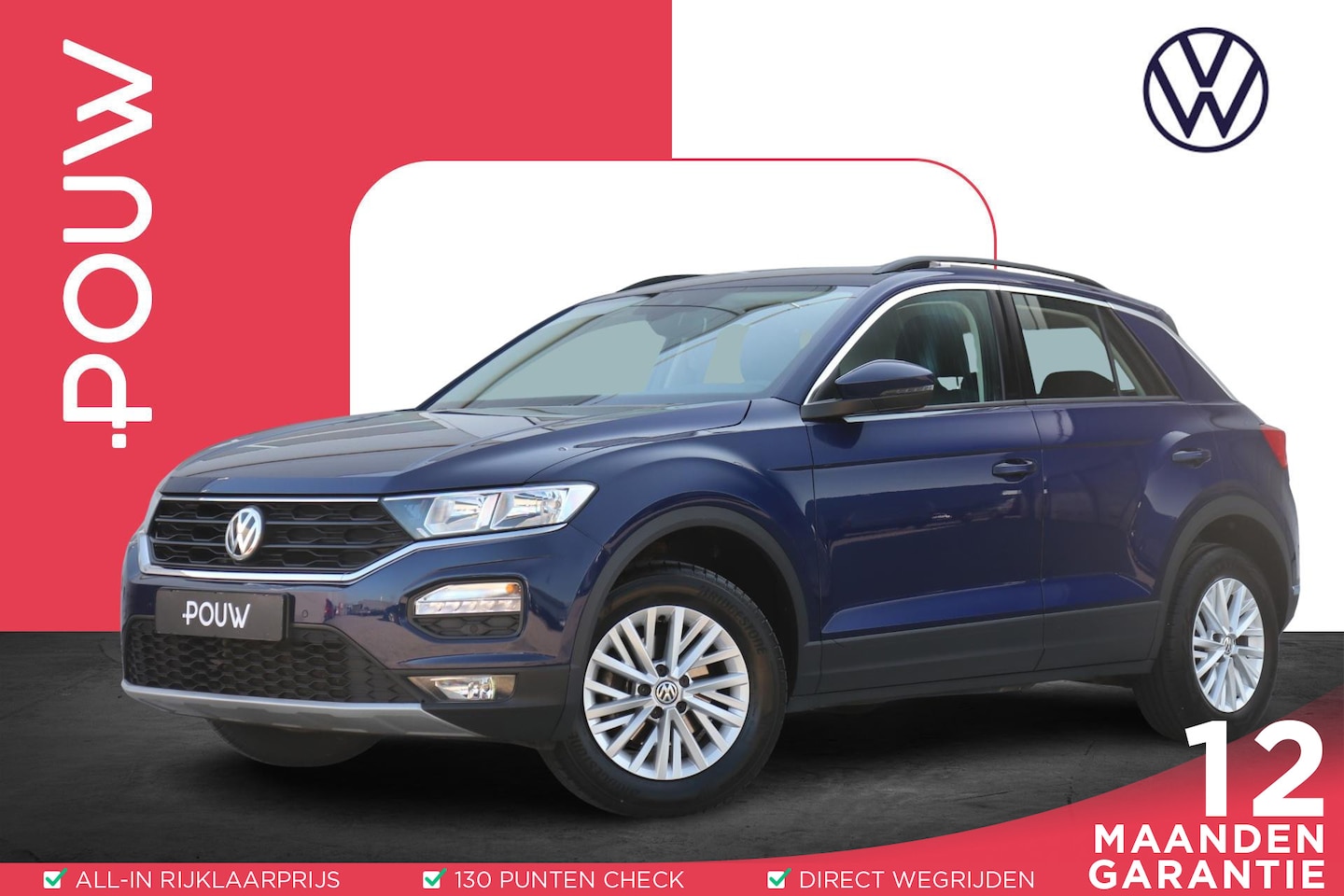 Volkswagen T-Roc - 1.0 TSI 115pk Style | Parkeersensoren | Adaptive Cruise Control | Climate Control - AutoWereld.nl