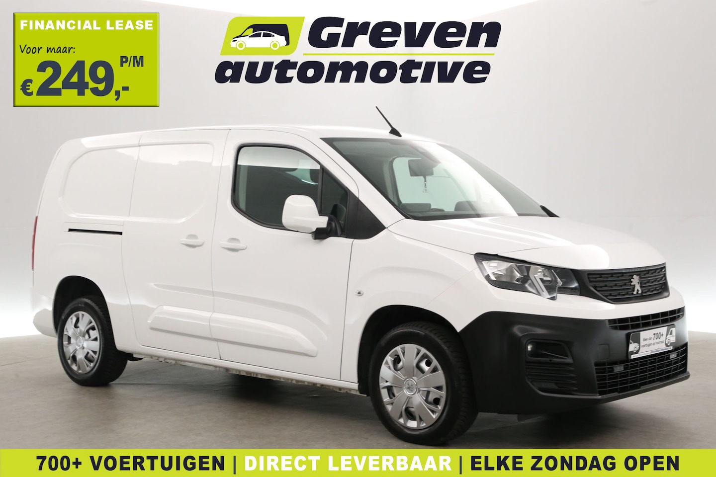 Peugeot Partner - HDI L2 130PK | Aut. | Clima | Adap. Cruise | Camera | Carplay | Stoelverw. | 2xSchuifdeur - AutoWereld.nl