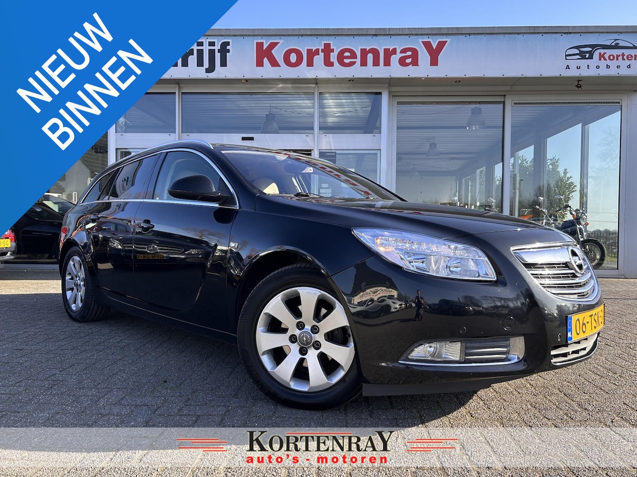 Opel Insignia Sports Tourer - 1.4 Turbo EcoFLEX Edition auto airco/cruise control/navi/leder/nieuwe apk - AutoWereld.nl