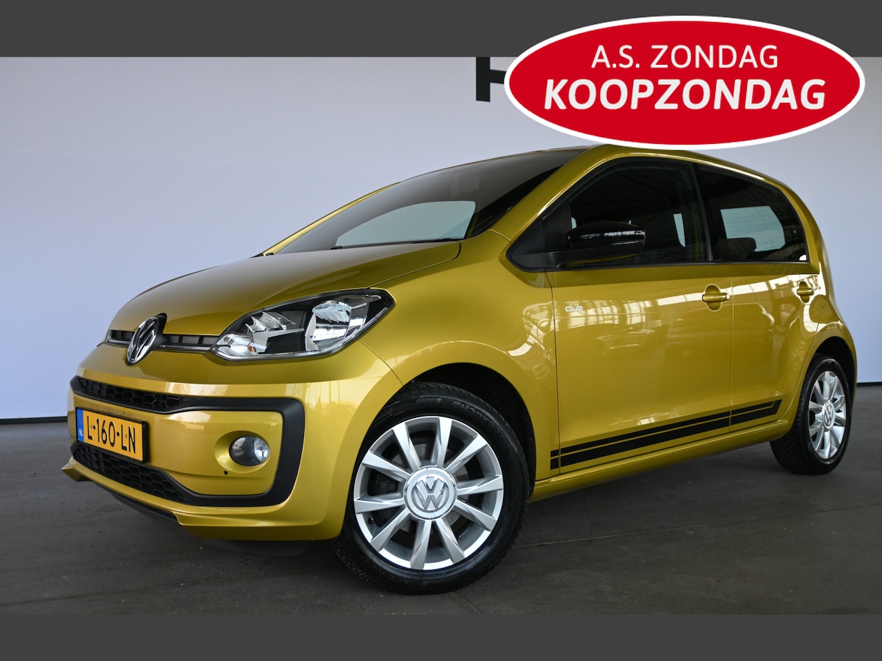 Volkswagen Up! - 1.0 BMT CLUB High Up! Airco Stoelverwarming Lichtmetaal Dealer Onderhouden! Inruil Mogelij - AutoWereld.nl