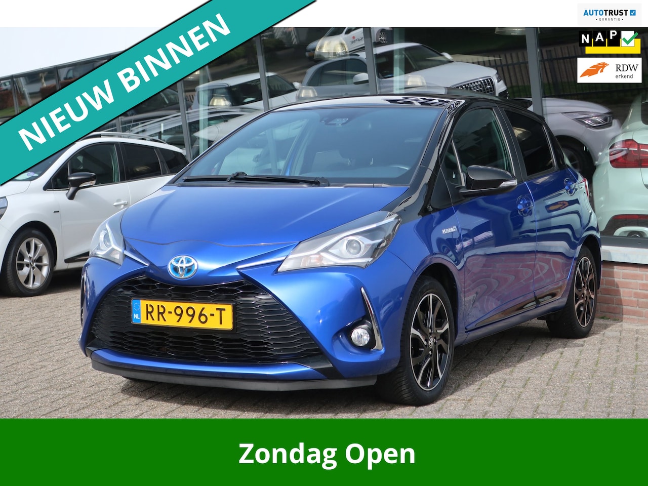 Toyota Yaris - 1.5 Hybrid Bi-Tone LED_BI-TONE_ECC_CRUIS_CAM_NAP. - AutoWereld.nl