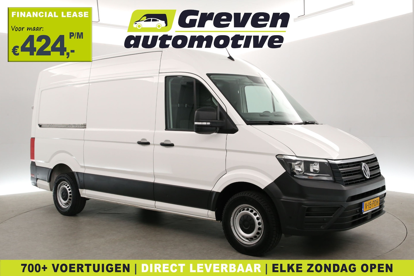 Volkswagen Crafter - 2.0 TDI L3H3 140PK | Aut. | Airco | Camera | Adap. Cruise | Trekhaak | Carplay | Parkeerse - AutoWereld.nl