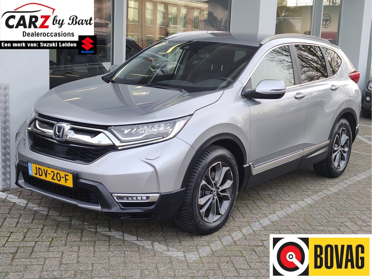Honda CR-V - 2.0 E:HEV HYBRID ELEGANCE Leder | Dodehoeksensoren | 4x nw. All Seasonbanden - AutoWereld.nl