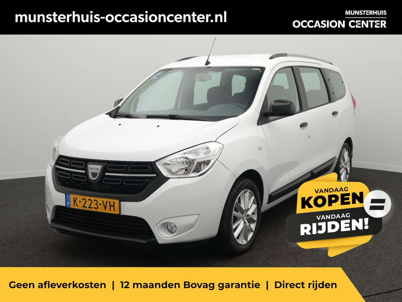 Dacia Lodgy - TCe 130 Comfort - RIJKLAARPRIJS - 7-persoons! - Airco - Cruise Control - DAB - Navigatiesy - AutoWereld.nl