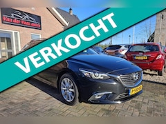 Mazda 6 Sportbreak - 2.0 SkyActiv-G 165 Skylease+. Zeer netjes, o.a. parkeersensoren, stoelverwarming, navi, bl