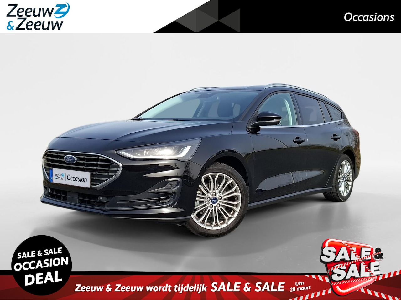 Ford Focus Wagon - 1.0 EcoBoost Hybrid Titanium 155PK Automaat | NL-Auto | Adaptieve Cruise Control | Winter - AutoWereld.nl