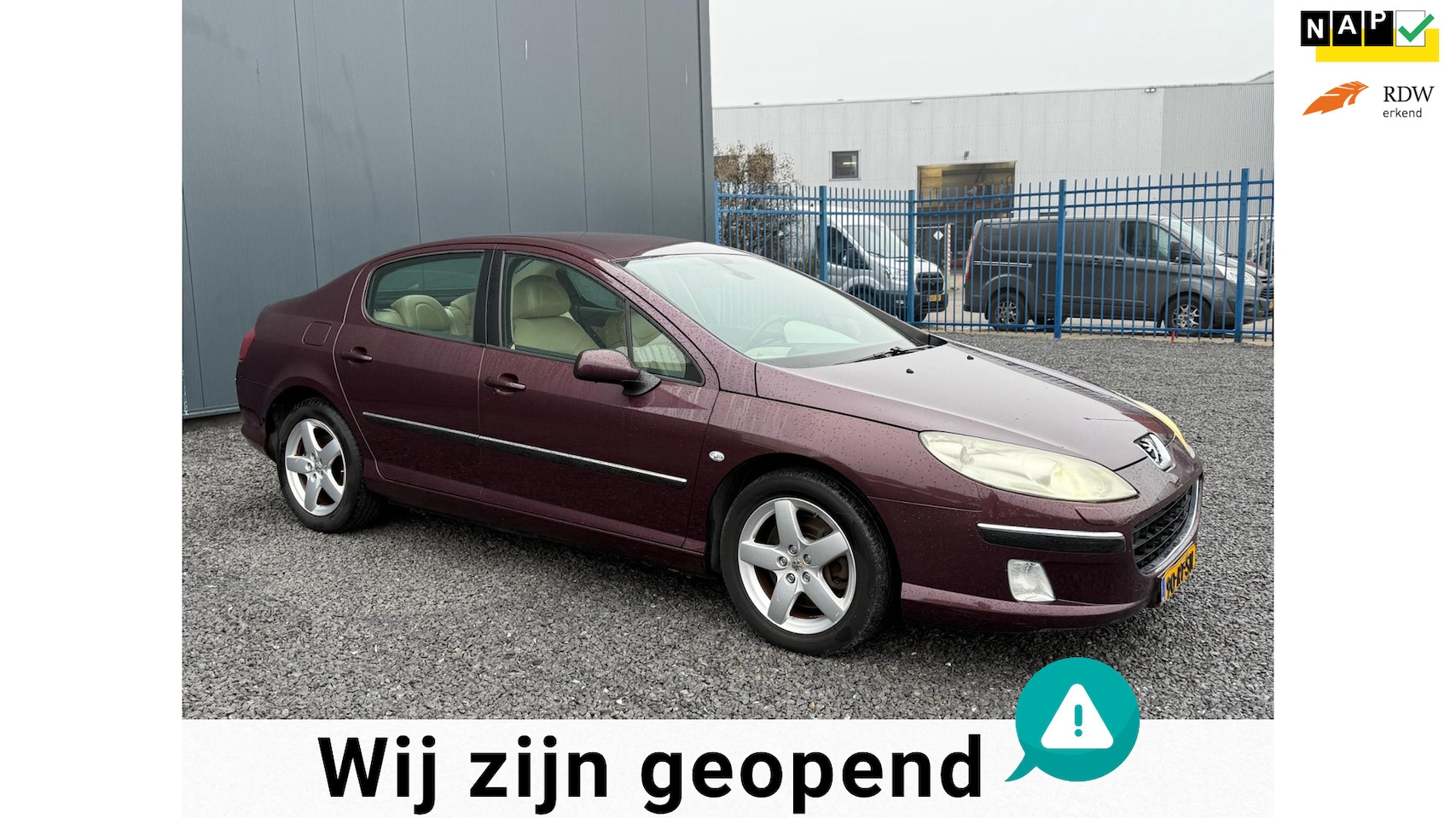 Peugeot 407 - 2.2-16V XT Pack XENON!AUTOMAAT!LEDER!JBL!ELEKTRISCHE STOELEN! - AutoWereld.nl