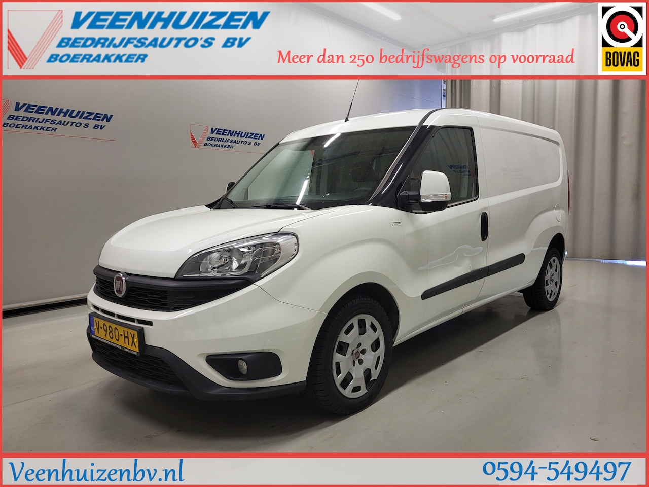 Fiat Doblò Cargo - 1.3MJ L2/H1 Maxi Trekhaak Euro 6! - AutoWereld.nl
