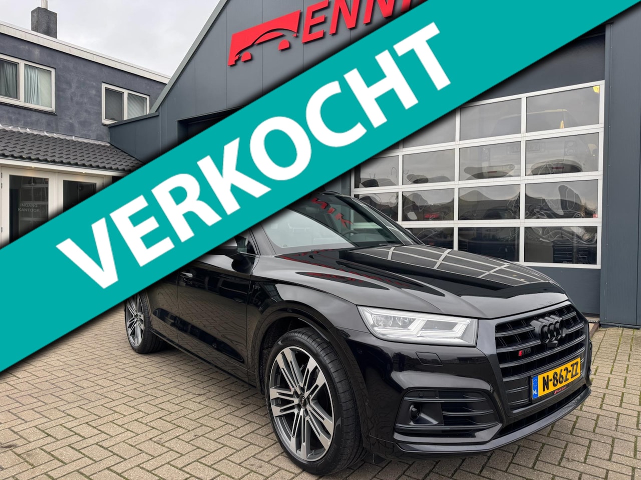 Audi Q5 SQ5 - 3.0 TFSI quattro Pro Line Plus / Pano / Top View / Airsusp. / Standverw. / Panther black P - AutoWereld.nl