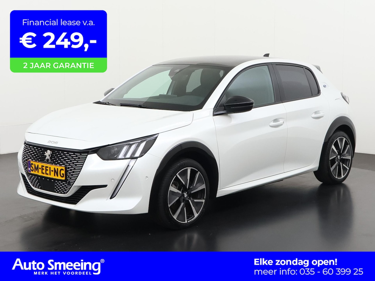 Peugeot e-208 - EV GT 50 kWh | SOH 100% | 3 Fase | Panoramadak | Zondag Open! - AutoWereld.nl