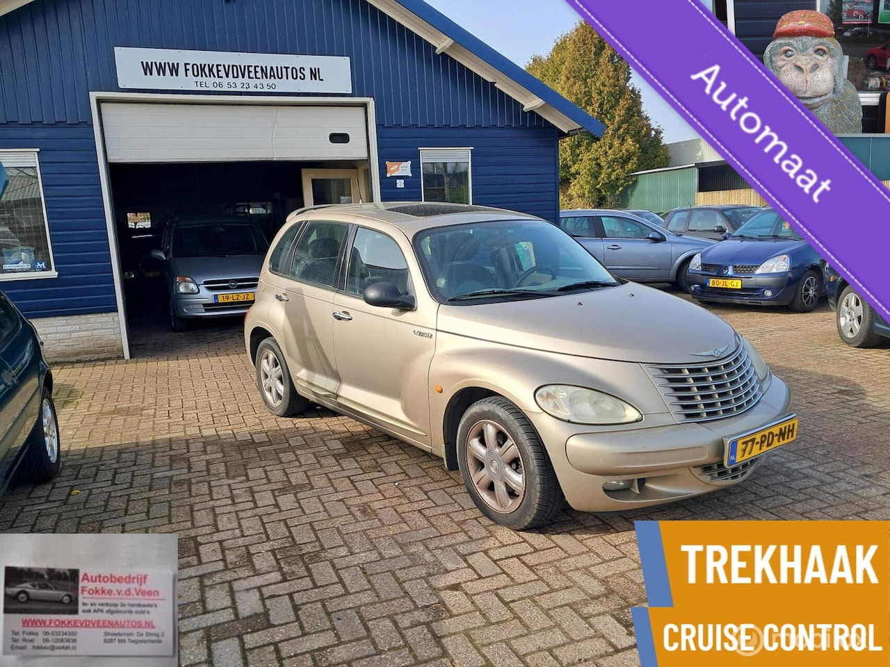 Chrysler PT Cruiser - 2.0-16V AUTOMAAT Garantie, alle inruil mogelijk - AutoWereld.nl
