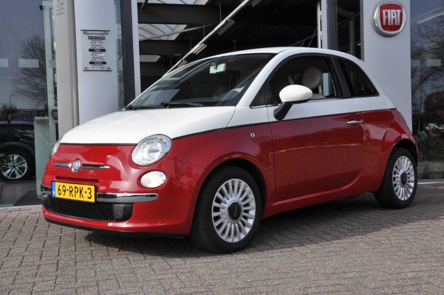 Fiat 500 - 0.9 TwinAir Pop Bicolore Airco 45000KM!!! - AutoWereld.nl