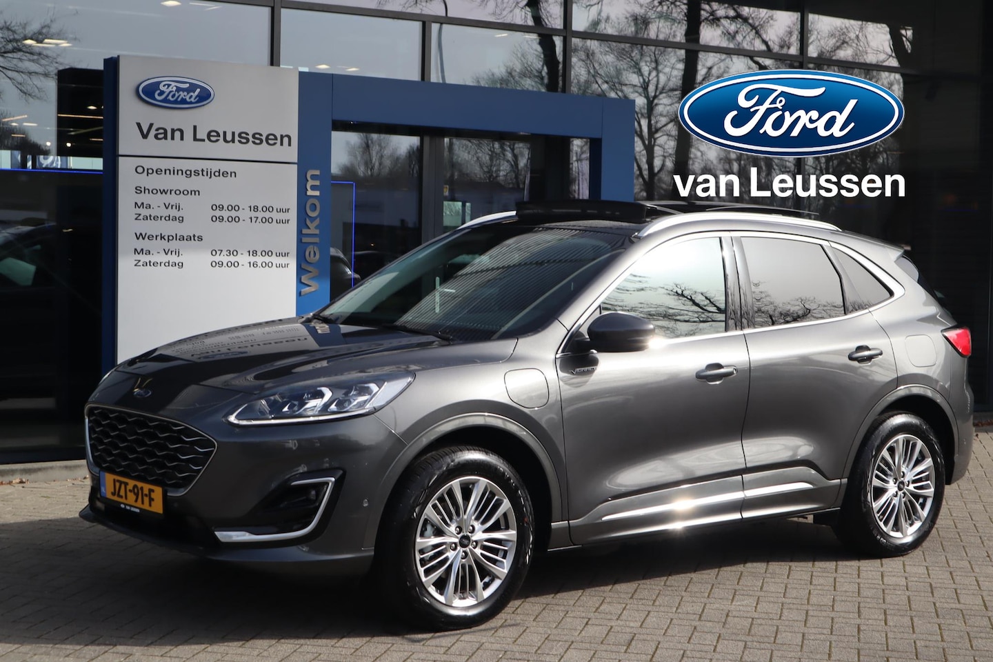 Ford Kuga - 2.5 PHEV VIGNALE B&O SCHUIFDAK LEDER BLISS LED AD-CRUISE WINTERPACK 2xCAMERA 4-JR GARANTIE - AutoWereld.nl