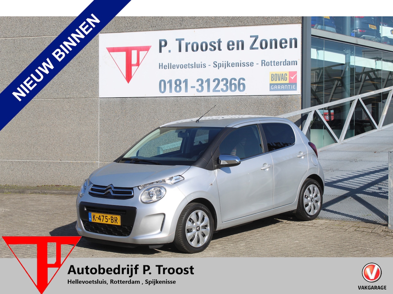 Citroën C1 - 1.0 VTi Feel Bluetooth/Airco/Elektrische ramen/Centrale vergrendeling - AutoWereld.nl