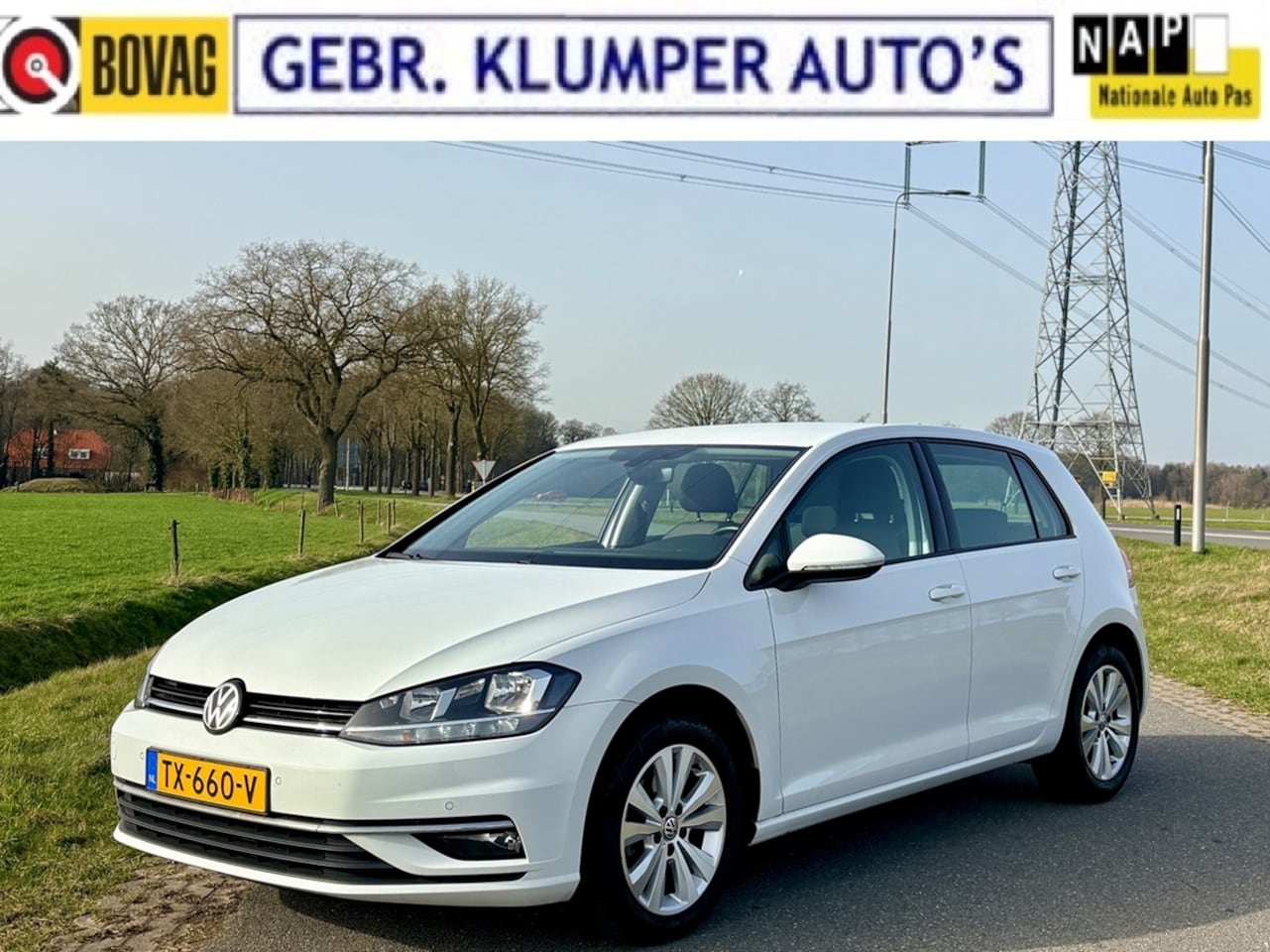 Volkswagen Golf - 1.0 TSI Comfortline Business Navi, Ad. Cruise, ECC, PDC, 2e Eig., NL-Auto, Massage - AutoWereld.nl