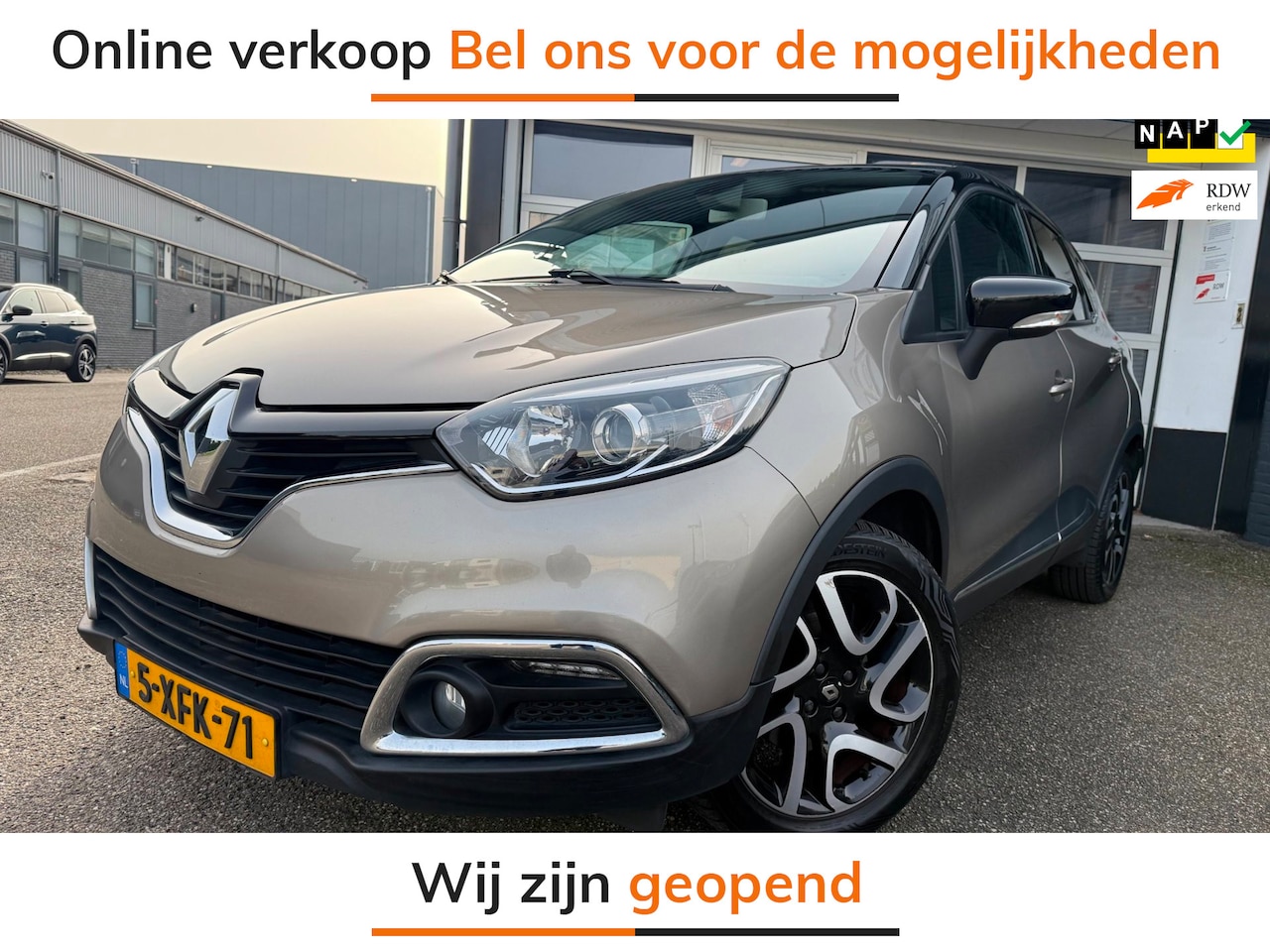Renault Captur - 1.2 TCe Dynamique AUTOMAAT/NAVI/CAM/ECC/PDC/CRUISE/// - AutoWereld.nl