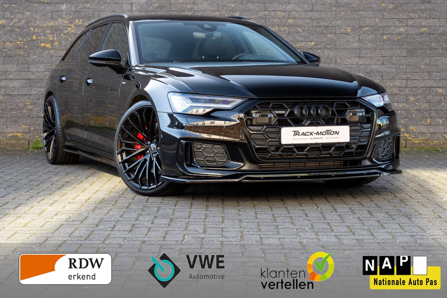 Audi A6 Avant - 55 TFSI e quattro FACELIFT Competition Black & Black - AutoWereld.nl