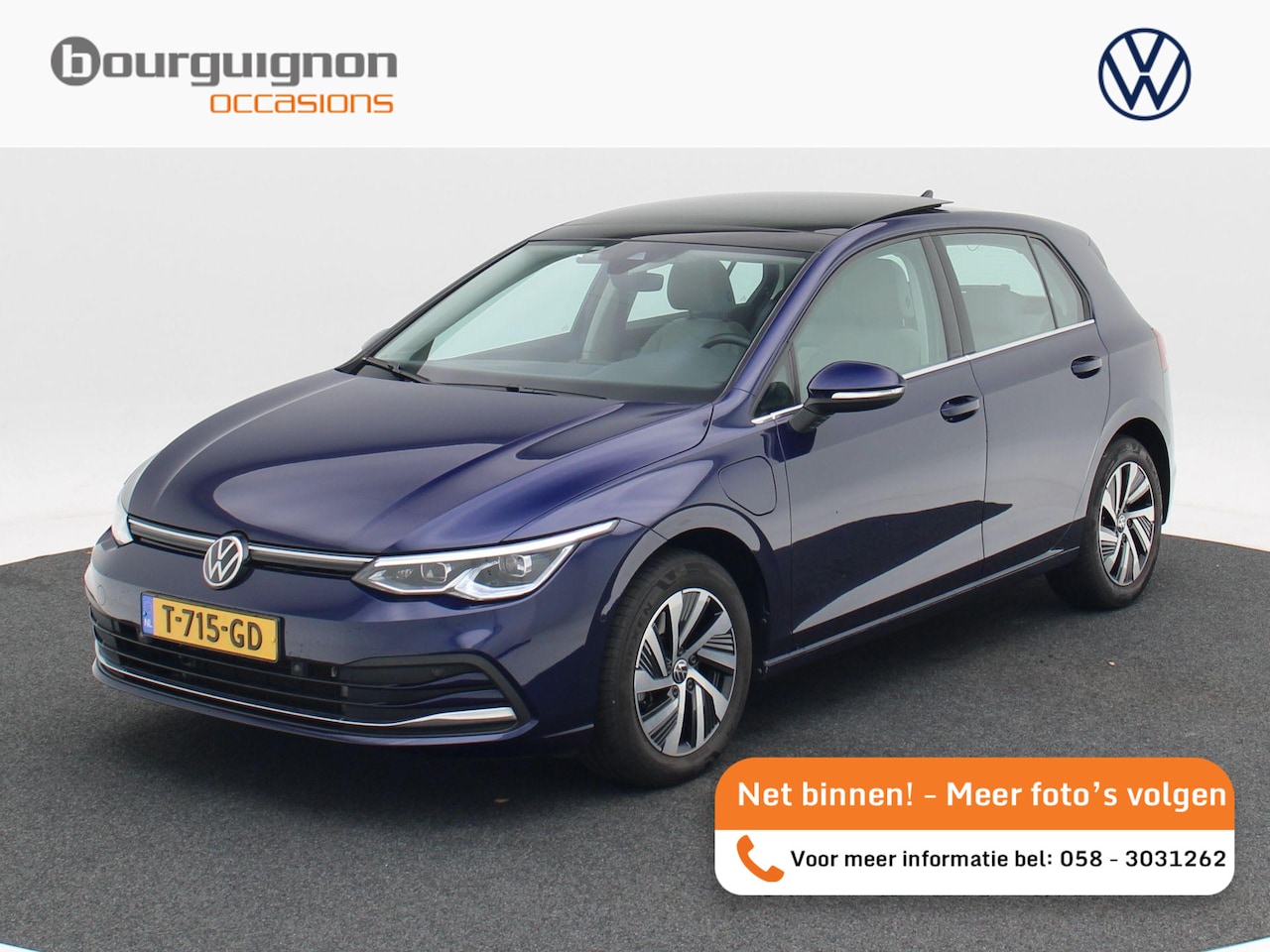 Volkswagen Golf - 1.4 eHybrid 204 Pk Style | Panoramadak | Camera | Stoelverwarming | Adaptive Cruise | Clim - AutoWereld.nl