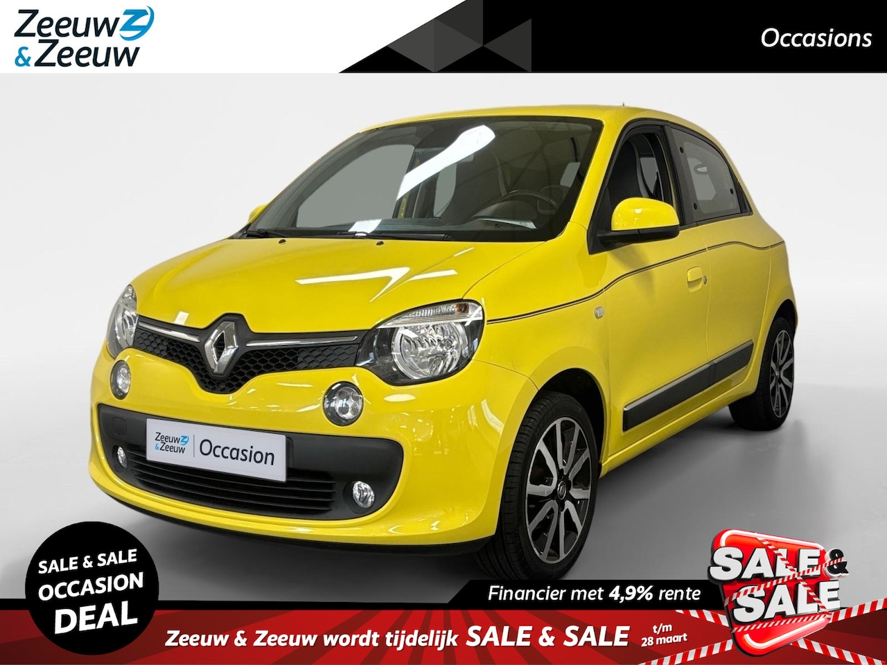 Renault Twingo - 1.0 SCe Dynamique AIRCO 5 DEURS CENTRAAL VERGRENDELING LM VELGEN 12 MAANDEN GARANTIE ZEER - AutoWereld.nl