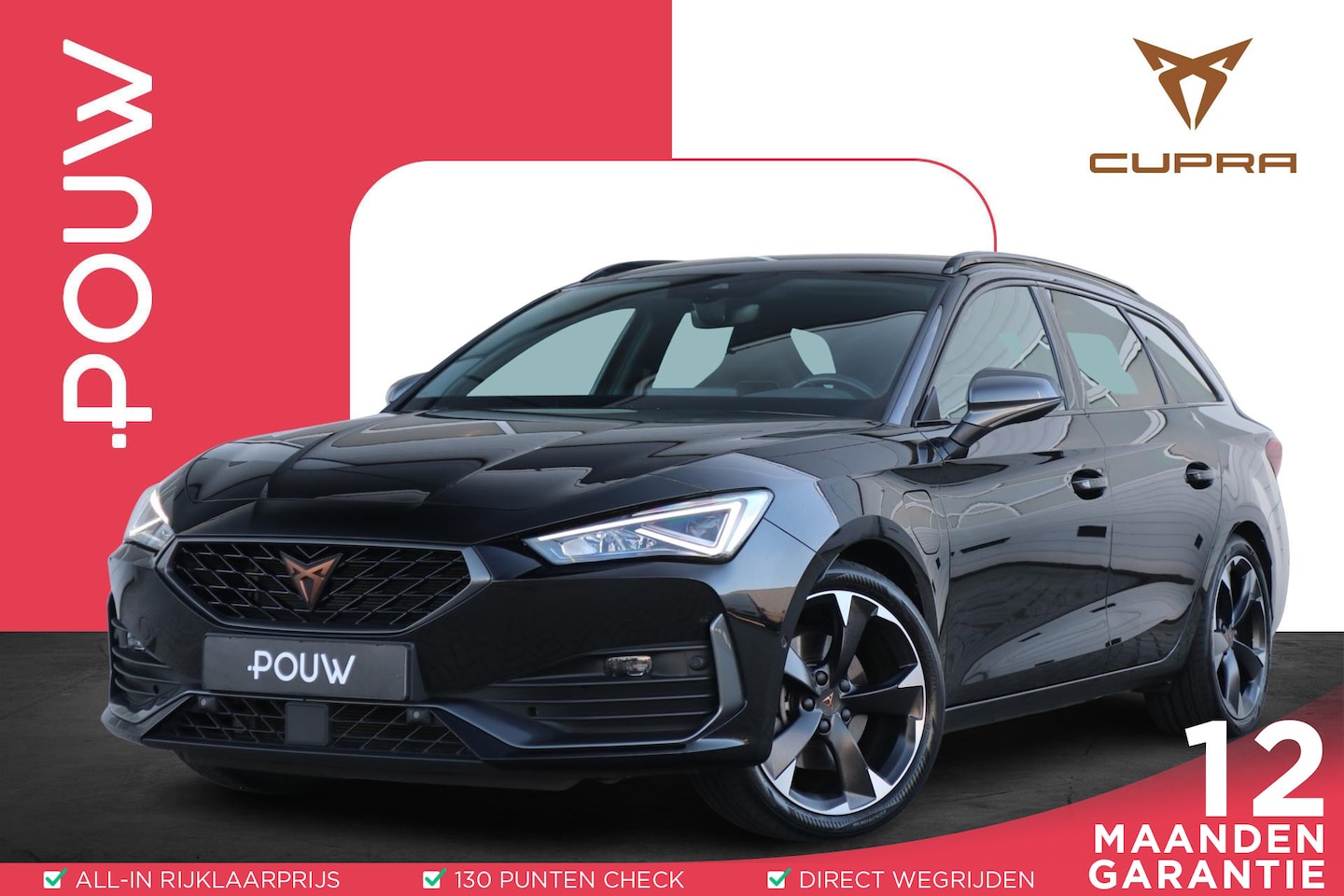 CUPRA Leon Sportstourer - 1.4 e-Hybrid 204pk Business | SoH 95% | Navigatie | Stoelverwarming | Achteruitrijcamera | - AutoWereld.nl