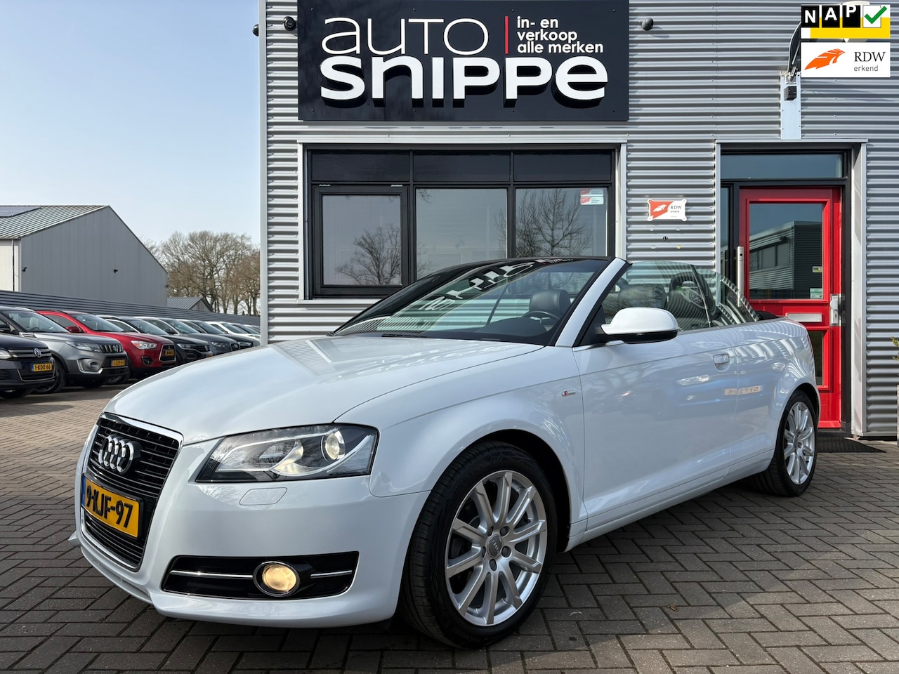 Audi A3 Cabriolet - 1.2 TFSI Advance Sport S LINE-CLIMA-VOLLEDER-STOELVERWARMING-CRUISECONTROL-NAVI-BLUETOOTH- - AutoWereld.nl