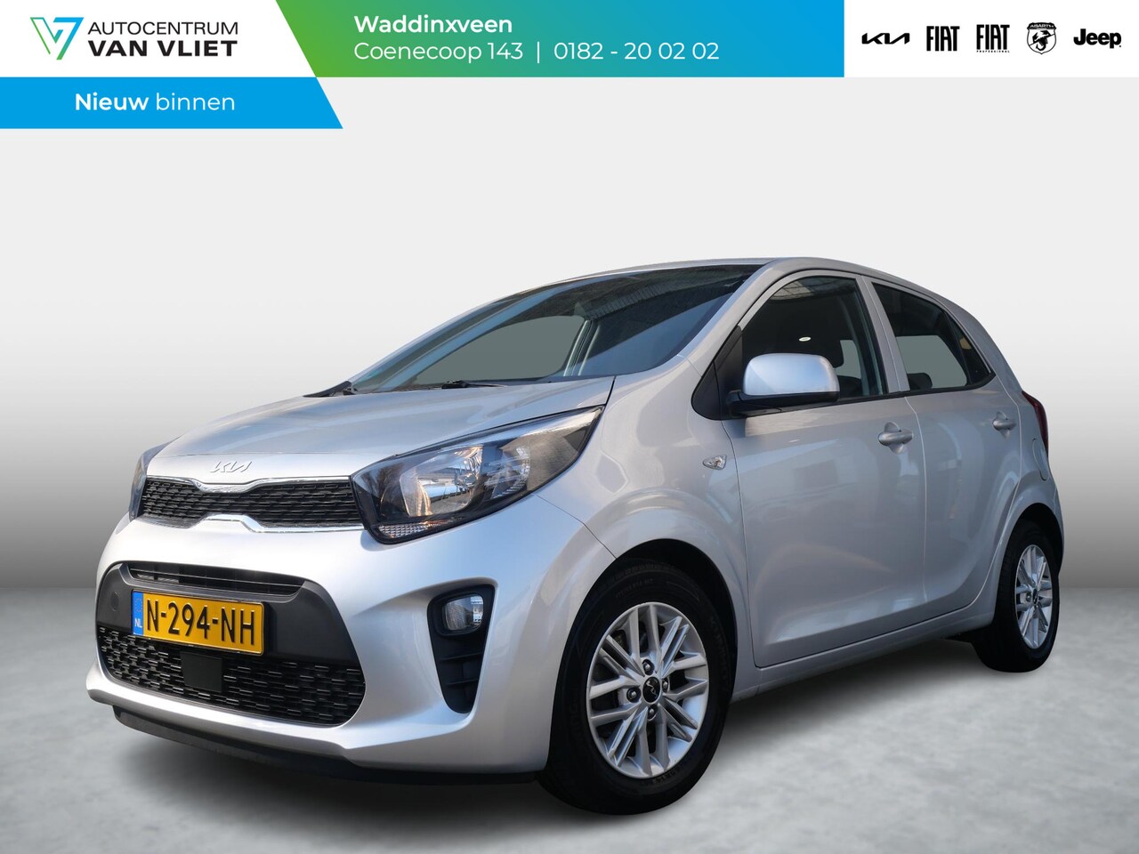 Kia Picanto - 1.0 DPi DynamicLine | Automaat | Carplay draadloos | Airco | Lichtmetalen velgen | - AutoWereld.nl