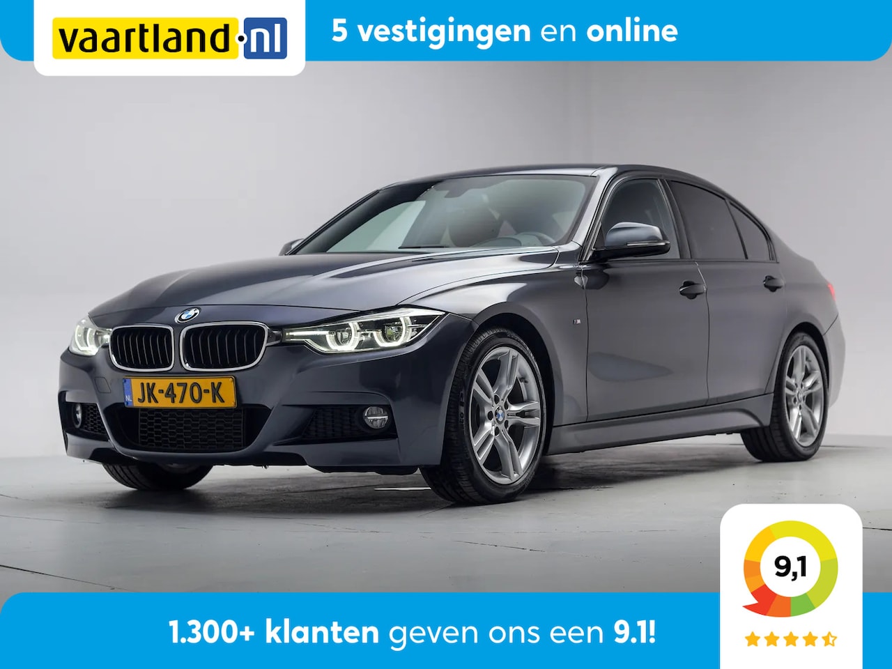 BMW 3-serie - 318i M Sport High Executive Aut. [ LED Navi prof. Stoelverwarming ] - AutoWereld.nl