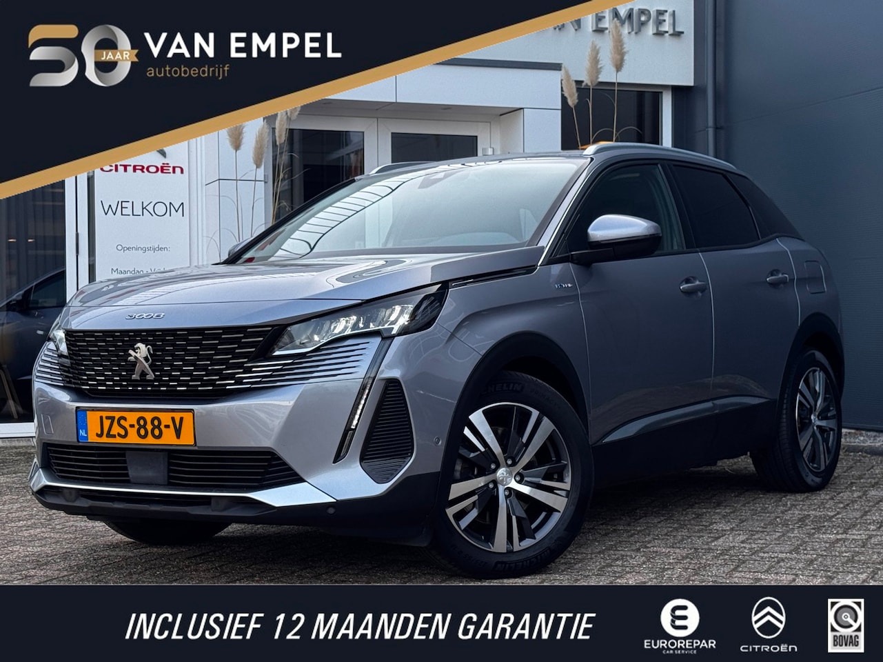 Peugeot 3008 - 1.6 HYbrid 225 Allure | Elek. Achterklep | Adaptive Cruise | Stoelverwarming | Camera - AutoWereld.nl