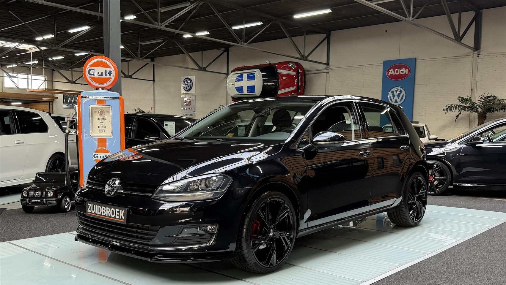 Volkswagen Golf - VII 1.4 TSI Maxton! Cruise! Clima! Black! - AutoWereld.nl