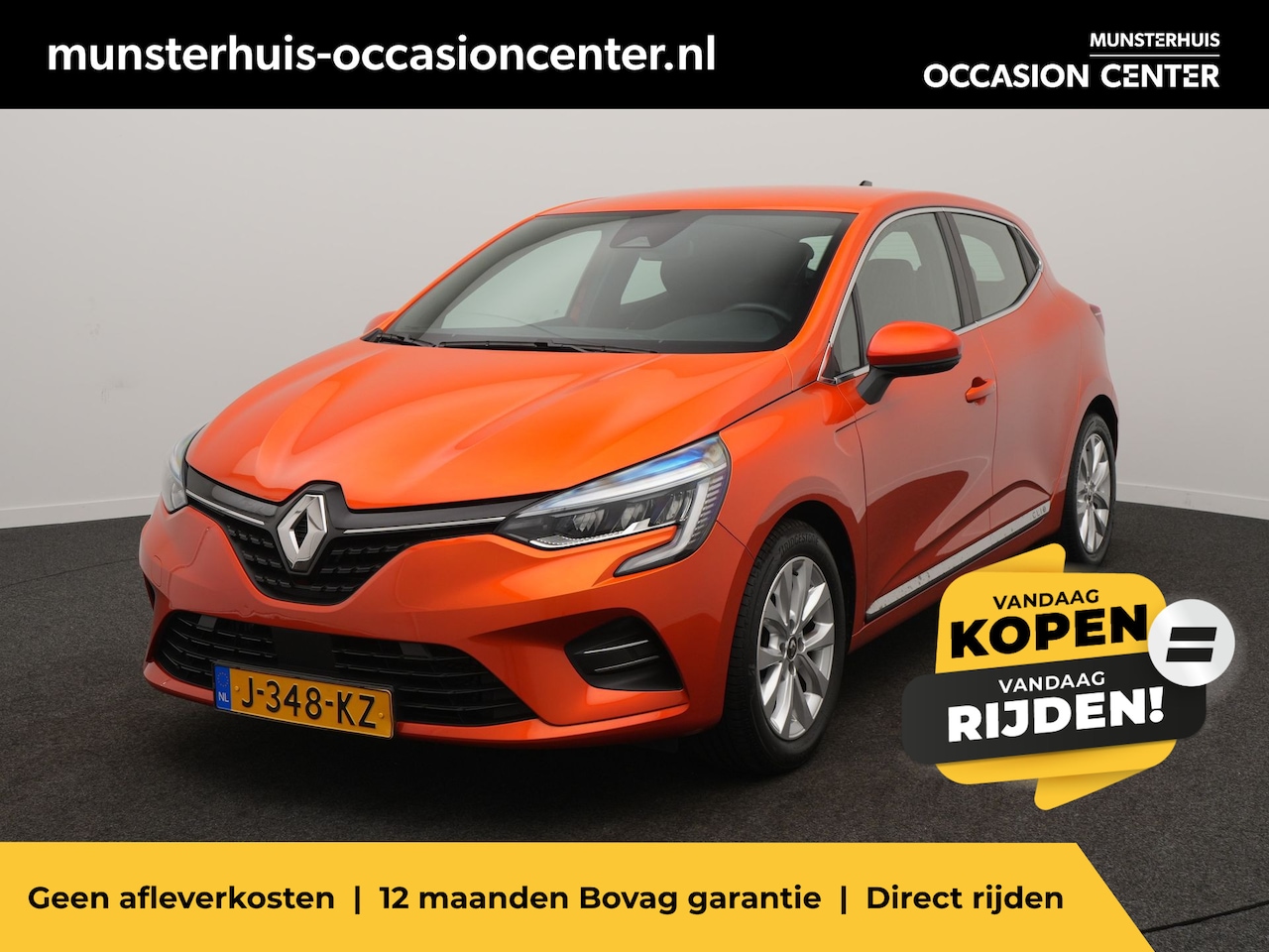 Renault Clio - TCe 100 Intens - RIJKLAARPRIJS - Keyless Entry/Start - Lichtmetalen velgen - Cruise Contro - AutoWereld.nl