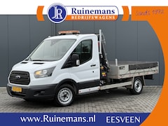 Ford Transit - 2.0 TDCI EURO 6 / PICK UP / HIAB KRAAN T-CLX 013 / 2.7 TONS TREKHAAK / 34.988 KM / 1e EIG.
