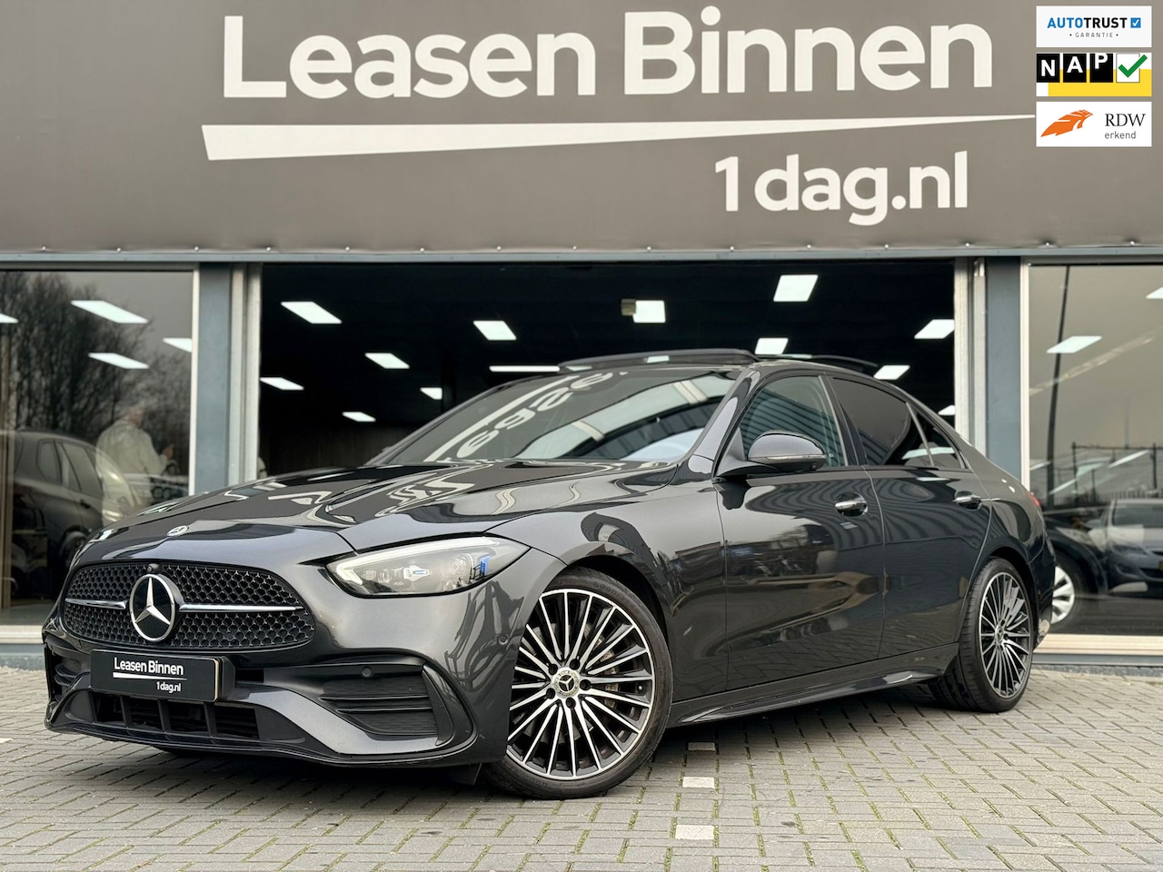 Mercedes-Benz C-klasse - 300 AMG Memory|Head Up|360|Pano - AutoWereld.nl
