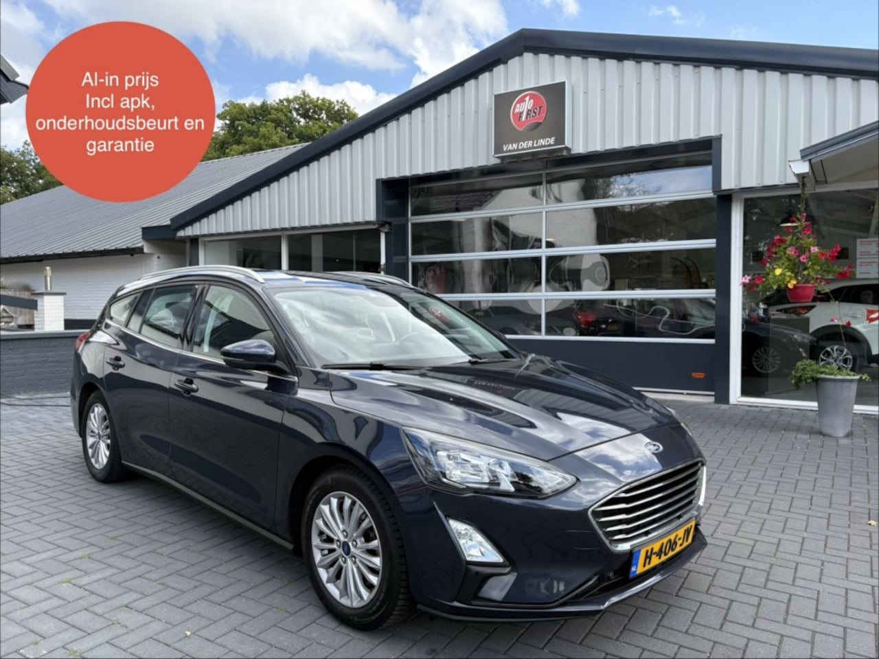 Ford Focus - 1.5 EcoBoost Titanium Business 1.5 EcoBoost Titanium Business, Cruise control, Airco, All-in prijs incl afleverbeurt - AutoWereld.nl