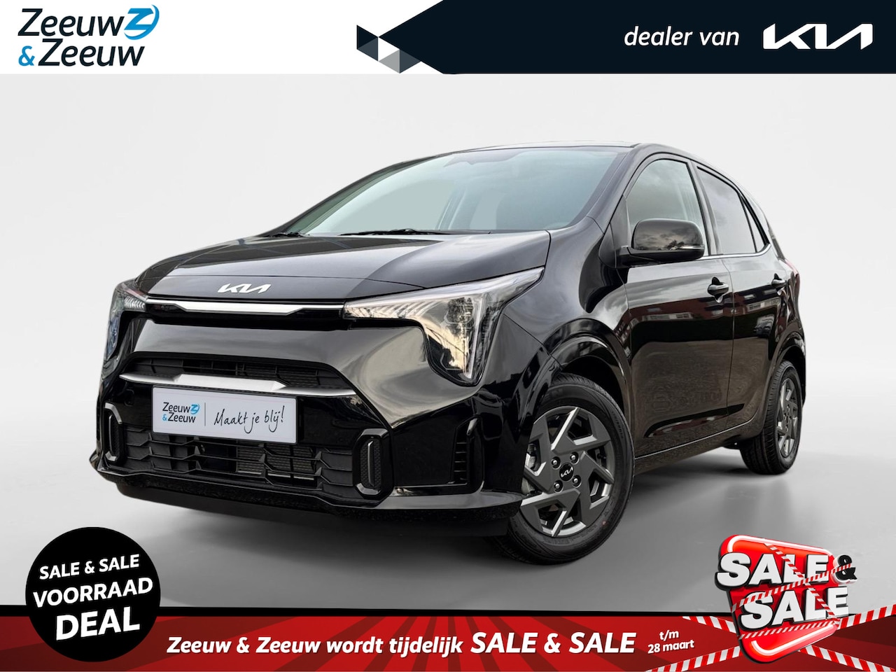 Kia Picanto - 1.0 GDi DynamicPlusLine | bel voor info | Elektrisch inklapbare buitenspiegels | 14" licht - AutoWereld.nl