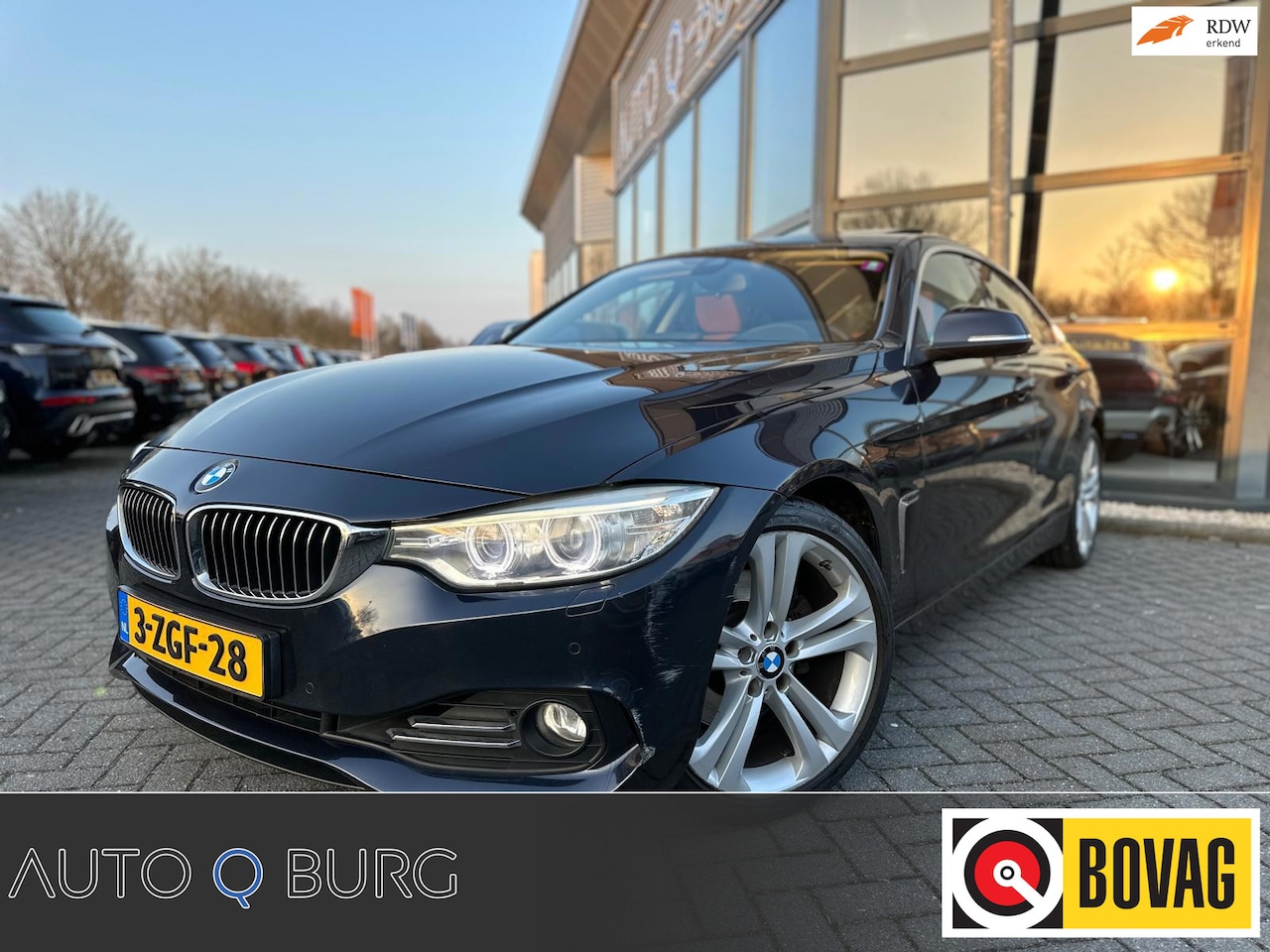 BMW 4-serie Gran Coupé - 428i High Executive | Stoelverwarming | Leder | Pano | PDC | Cruise| Airco | Navi | - AutoWereld.nl