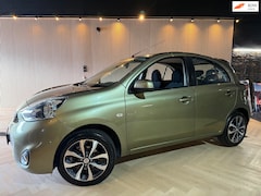 Nissan Micra - Olijf groen 1.2 Pano | navi | keyless | Pdc