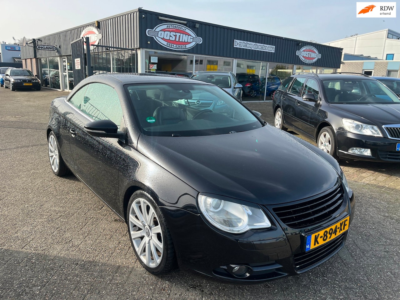 Volkswagen Eos - 2.0 T-FSI(st-bekr,leer,clima,navi,bj06,zeermooi,4499,-) - AutoWereld.nl