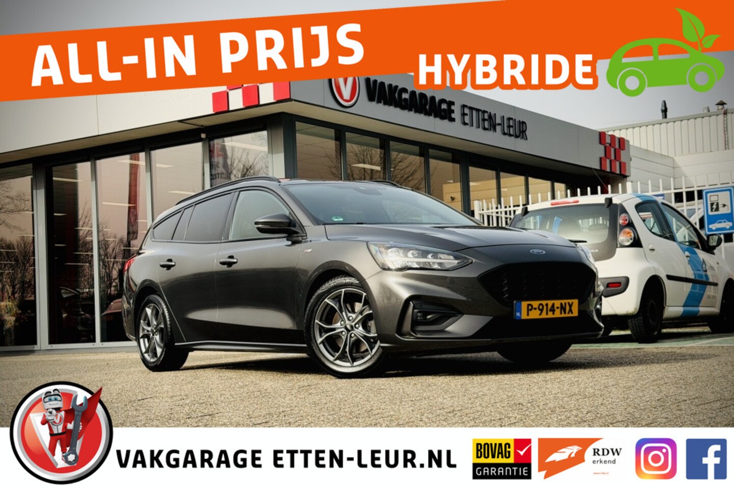 Ford Focus Wagon - 1.0 Hybrid ST Line X Business | HEAD UP | CAMERA | STOELVERWARMI - AutoWereld.nl