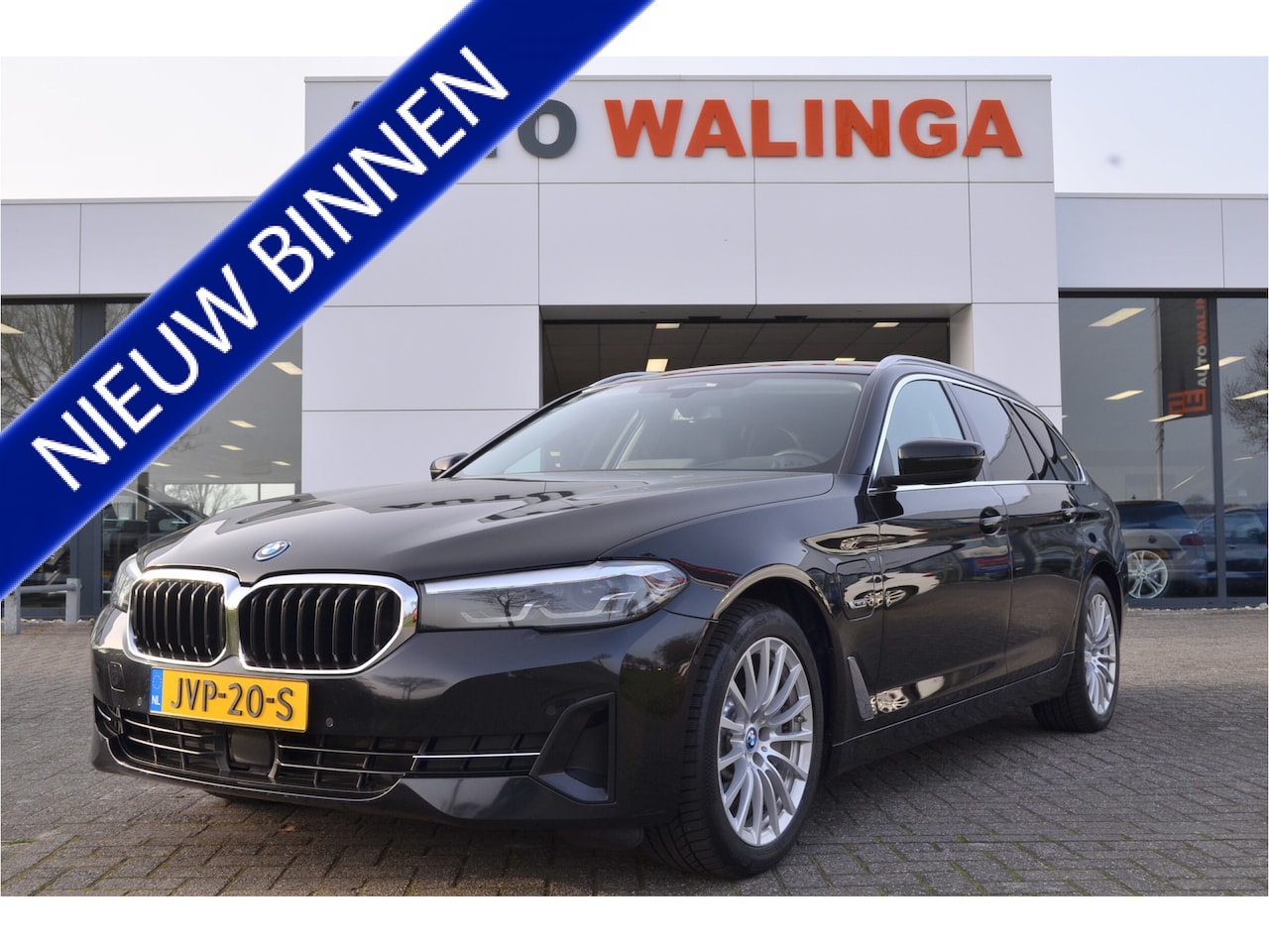 BMW 5-serie Touring - 530e Leer | Head Up | Stuur-Stoelverw v+a | Adapt Cr | Sfeerverl.| Dealer onderhouden! - AutoWereld.nl