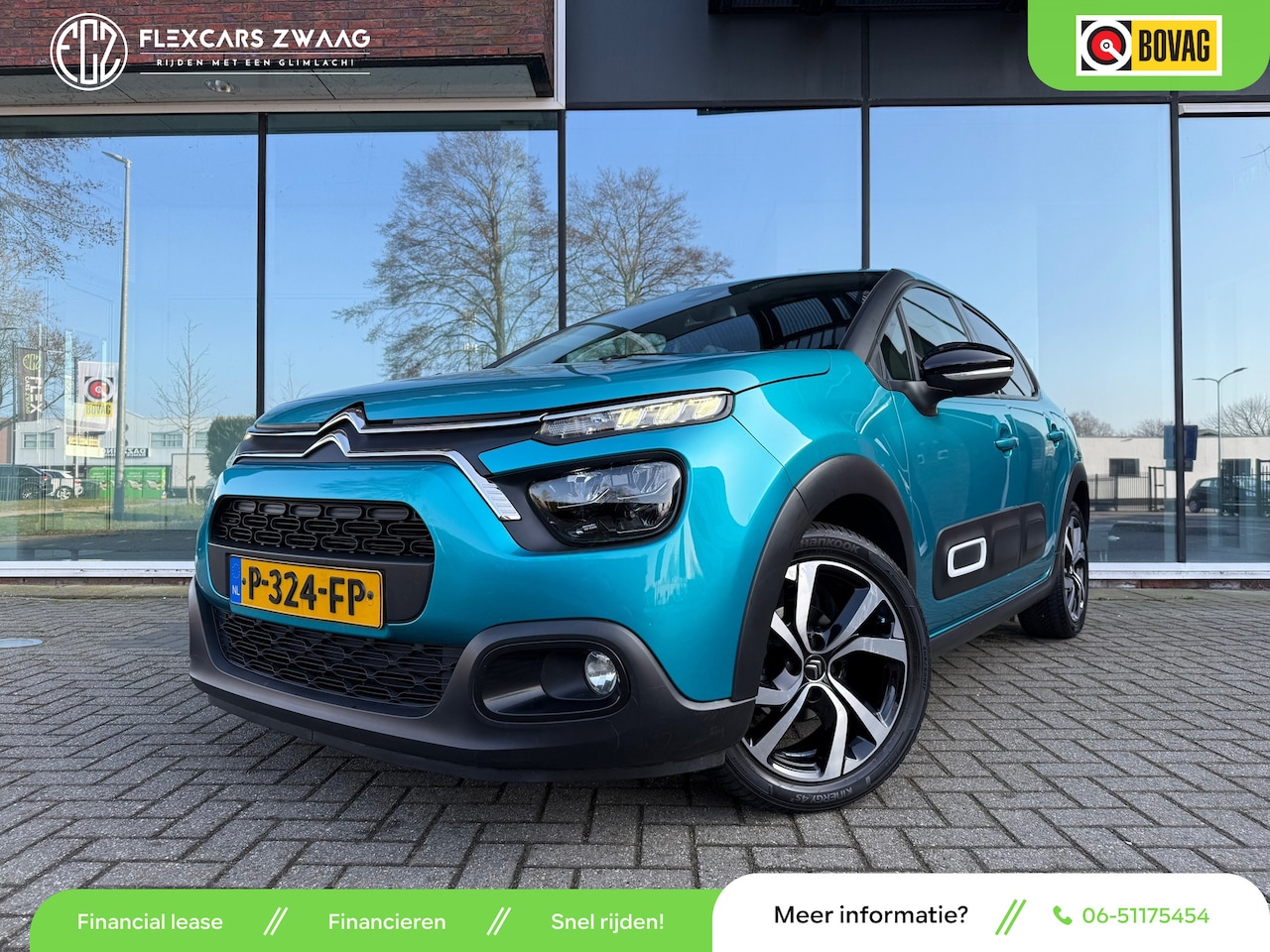 Citroën C3 - 1.2 Turbo Shine - Automaat - Navi - Climate - Cruise - Parkeerhulp - AutoWereld.nl