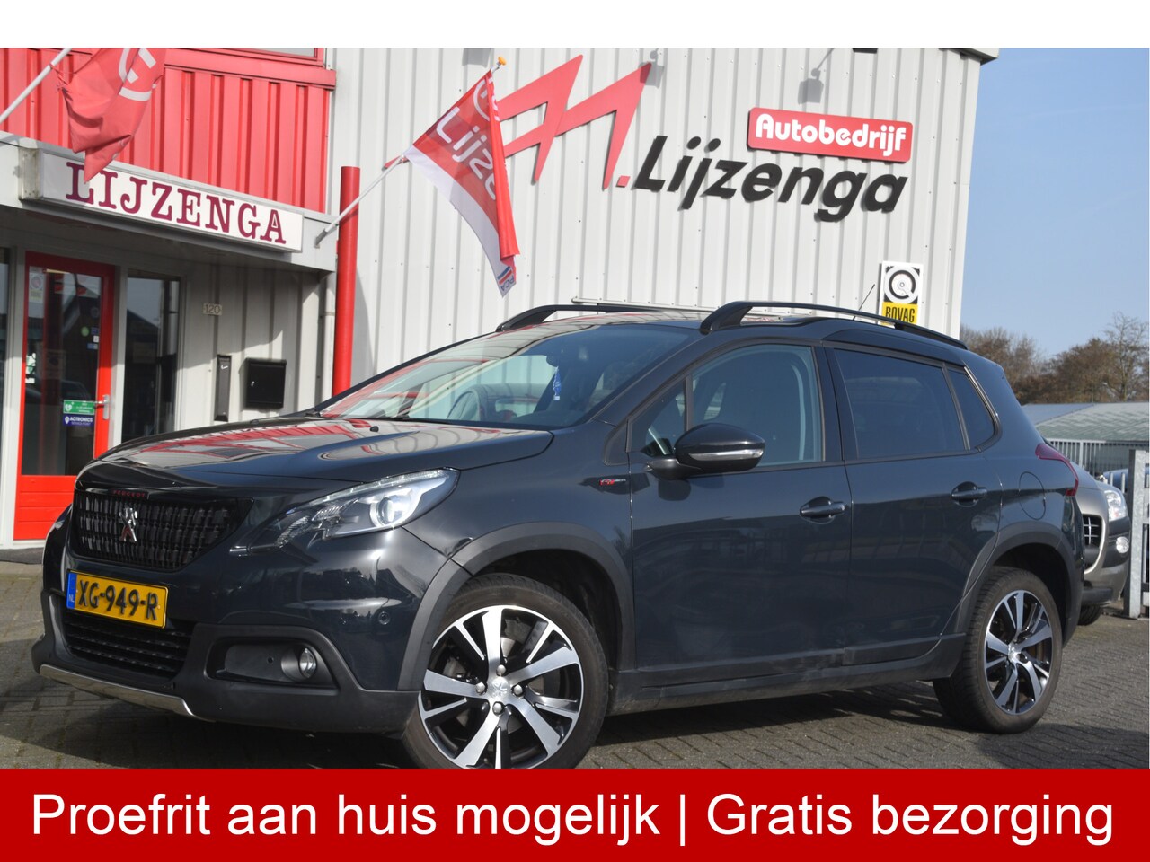 Peugeot 2008 - 1.2 PureTech GT-Line Vol automaat | Navi | Trekhaak | Camera | Clima | 17 inch | Getinte r - AutoWereld.nl